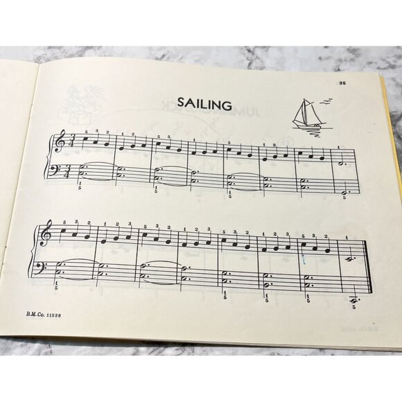 Vintage Car Tune Land Piano Book for Beginners 40s Sheet Music Gene Byrnes Illus - Picture 7 of 8